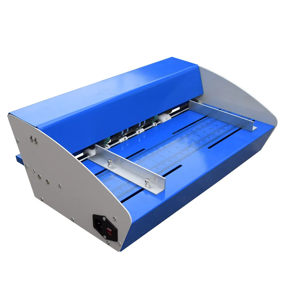 

New 460mm Metal 3-in-1 Multifunctional Creasing Machine with Dotted Lines, Small Electric Creasing Machine