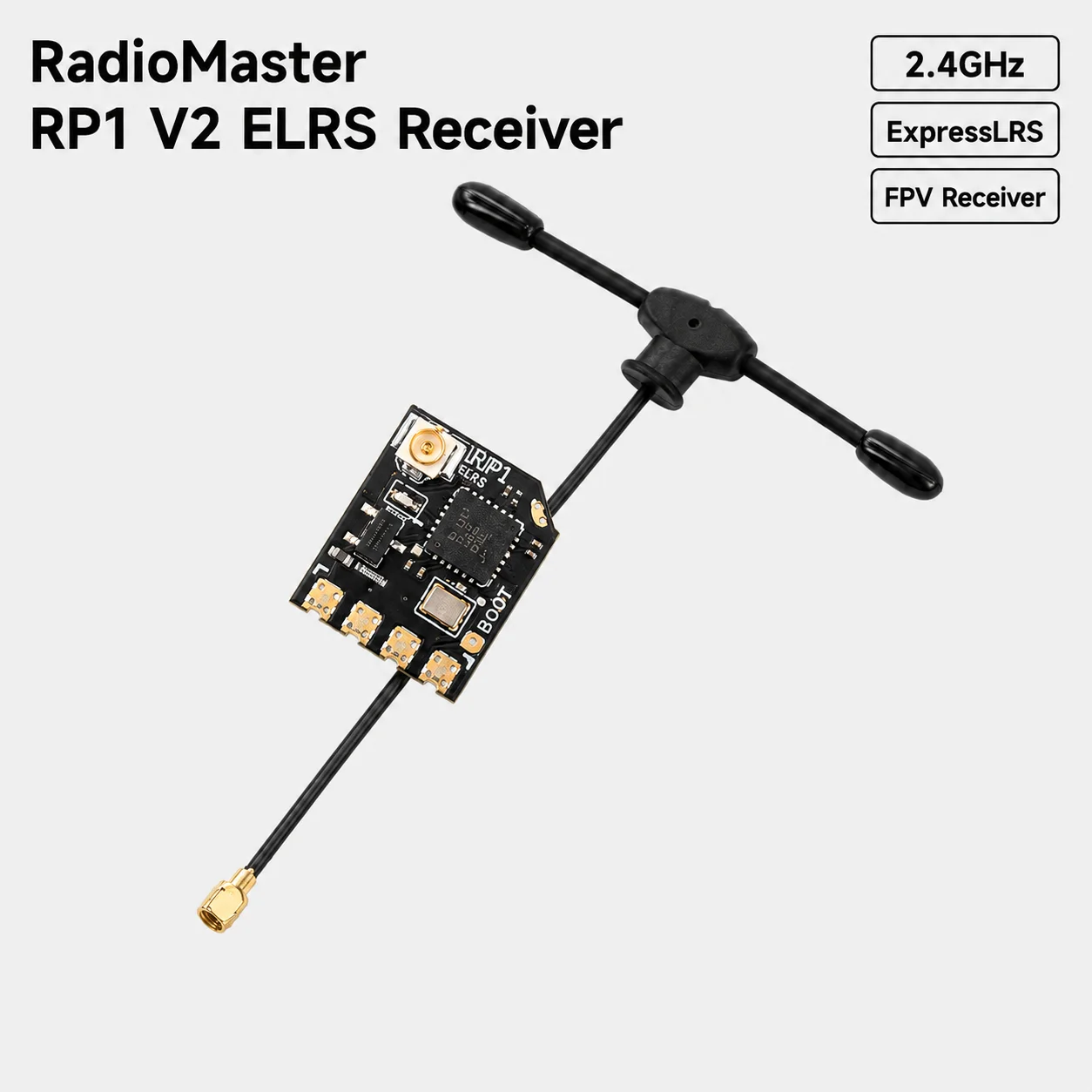 Rc Hobby Fly Store - RadioMaster RP1 V2 ExpressLRS 2.4GHz Nano