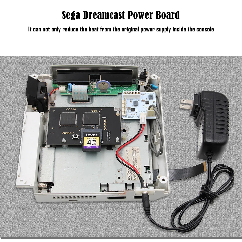 DreamPSU Rev2.0 12V Power Supply Board for SEGA DreamCast Game Console Replace