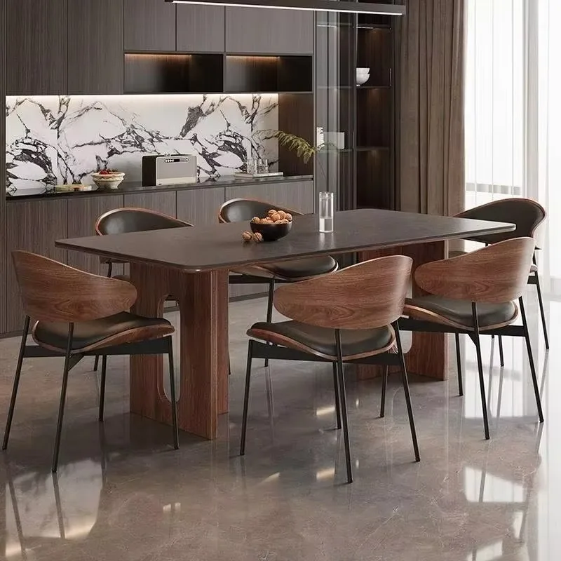 

Black Square Dining Tables Nordic Design Party Living Room Dining Tables Kitchen Luxury Modern Tavolo Pranzo Furniture Home