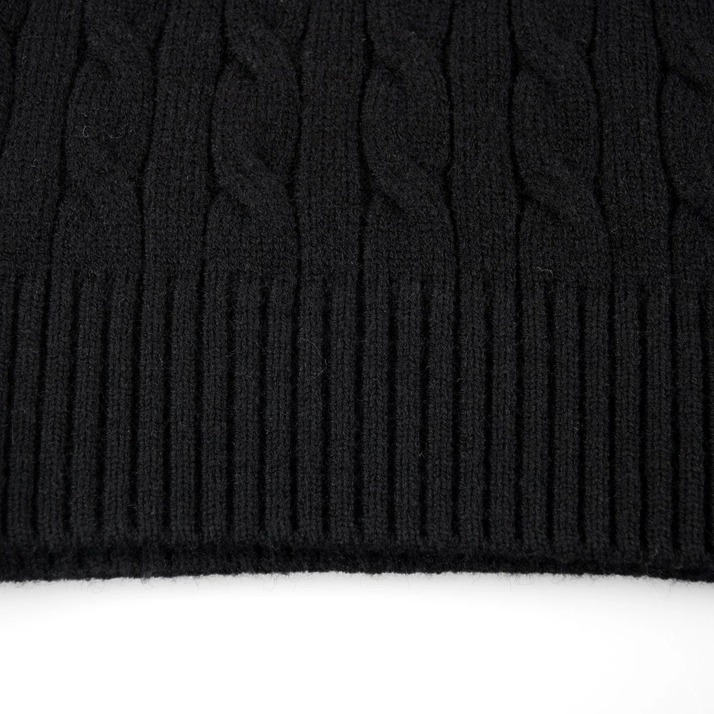 CH Men's Cable Knit Quarter Zip Sweater Stand Collar Soft Warm Long Sleeve Casual Winter Pullover view 6