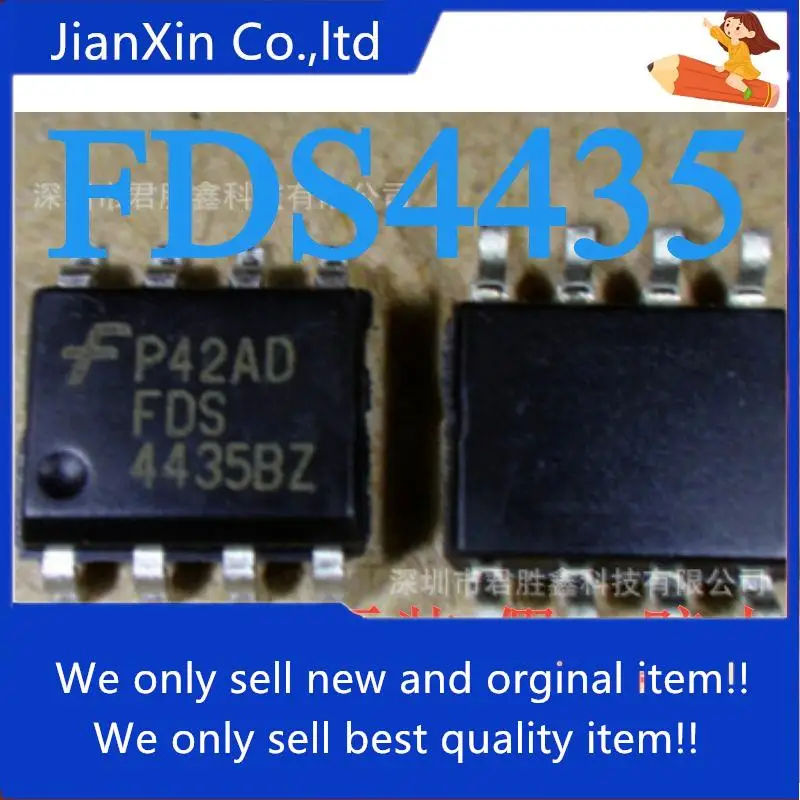 20 pz 100% originale nuovo FDS4435 FDS4435A 4435 4435A IC di gestione dell'alimentazione, SOP-8