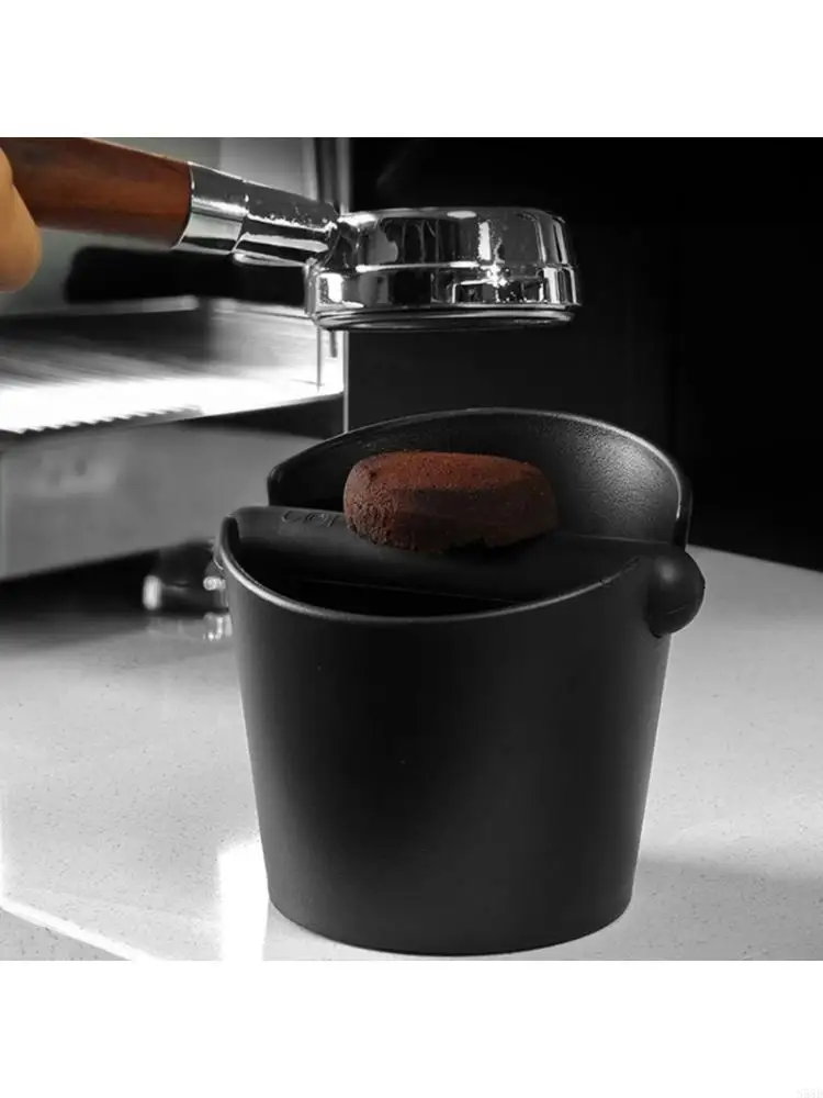 Thickened Coffee Box with Nonslip Base Large Capacity Quiet Tamping Suitable for Espresso Machine Accessories N58D