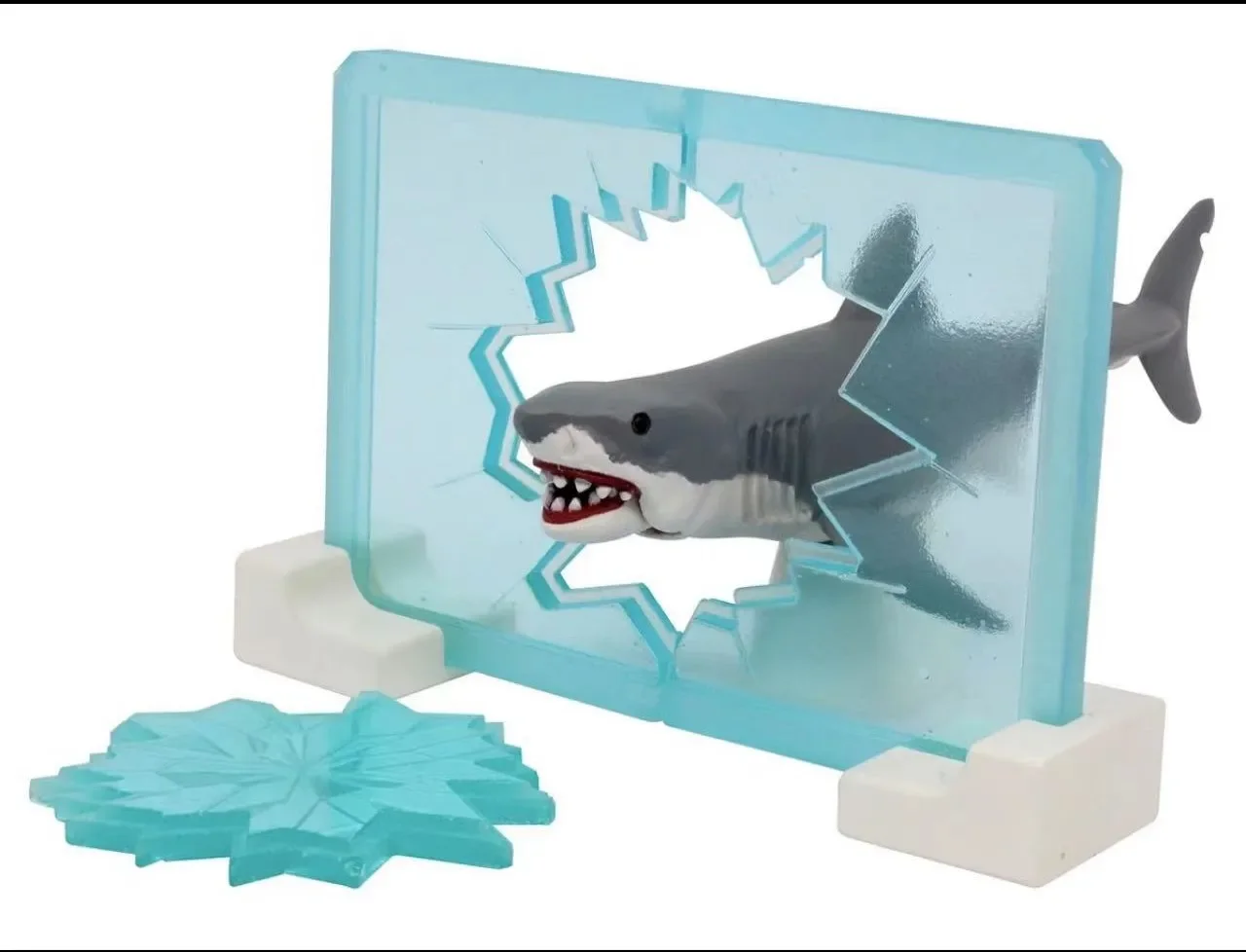 Genuine Gacha Scale Model Great White Shark Theater Props Shark Doll Cute Tabletop Decoration Action Figure Toys