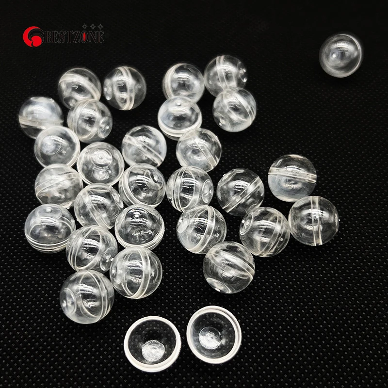 100/500Pcs 0.5inch 1/2inch 12.7mm Mini Tiny Empty Plastic Round Surprise Ball Container Prop Capsule Toys Props DIY Craft Decor.