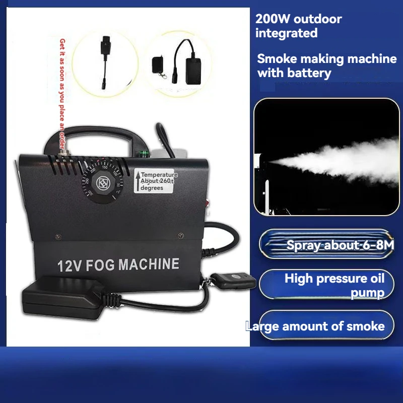 exquisite craftsmanship 12v Fogger Low Voltage Automobile Spray Outdoor Photography Fogger Mobile Type With Battery Fogger