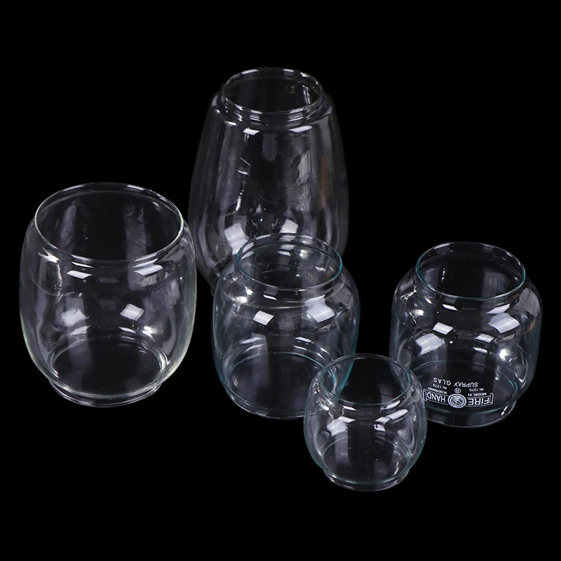 High Quality! Horse Lamp Glass Lampshade Nostalgic Retro Outdoor Kerosene Lamp Circular Lampshade Lighting Accessories image 4