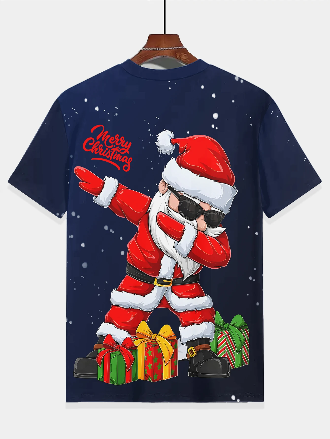 Christmas Santa Claus Children\'s Clothing Boys T Shirts Top Clothes for Children 2024 Kids Clothes Boy Child Tee Shirt Tops Baby