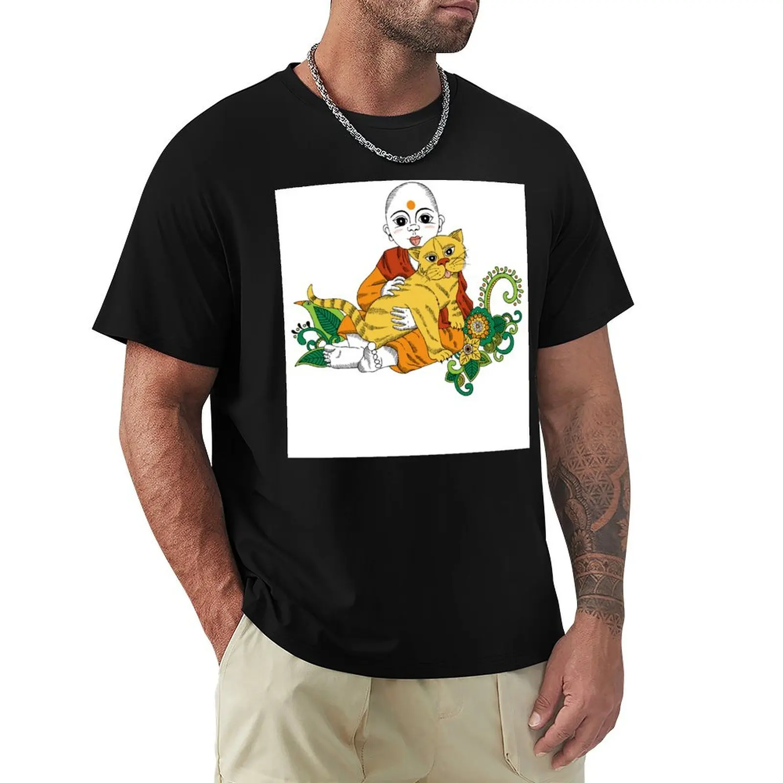 

Little Buddha T-Shirt Funny t-shirt Louboutins Aesthetic clothing street wear t shirt for men