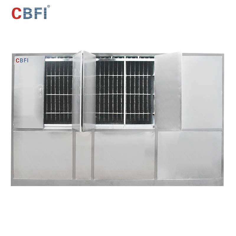 CBFI Industrial Plate Ice Machine High Efficiency Energy Saving Motor & Gear Ice Making Machinery