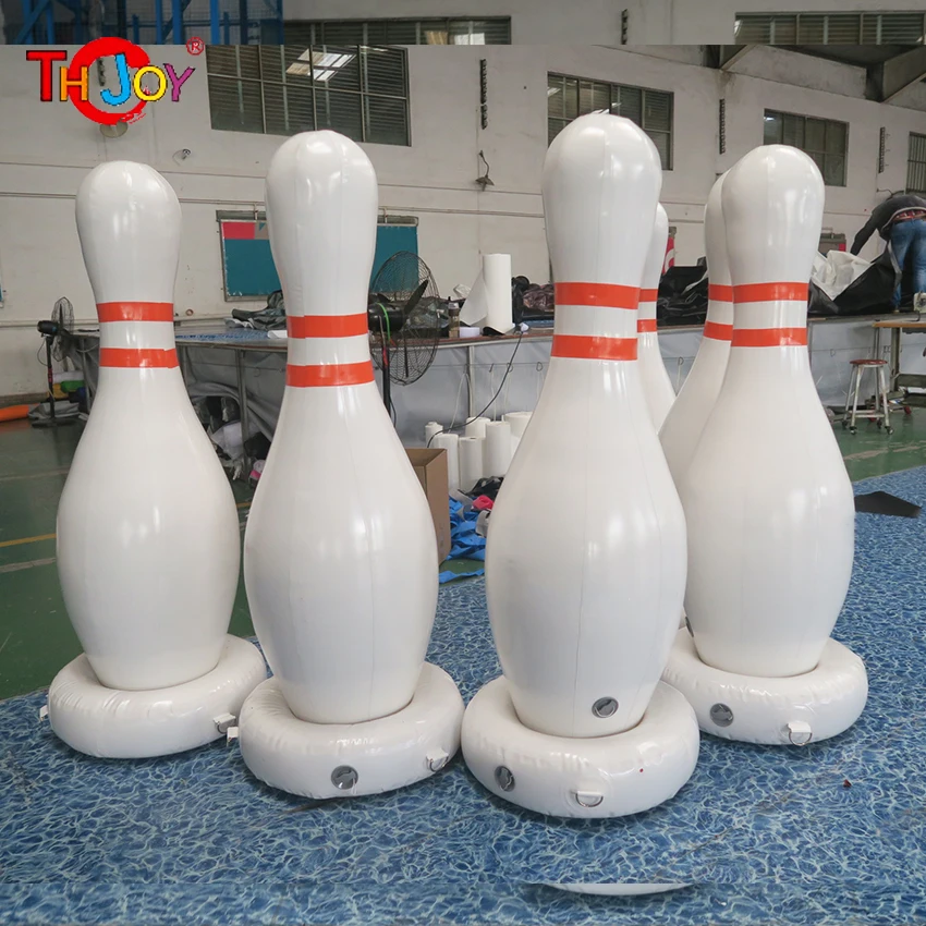 1.5mH,2mH, 2.5mH(6pcs a lot) giant inflatable bowling pins ball,giant inflatable throwing bowling lane ball games