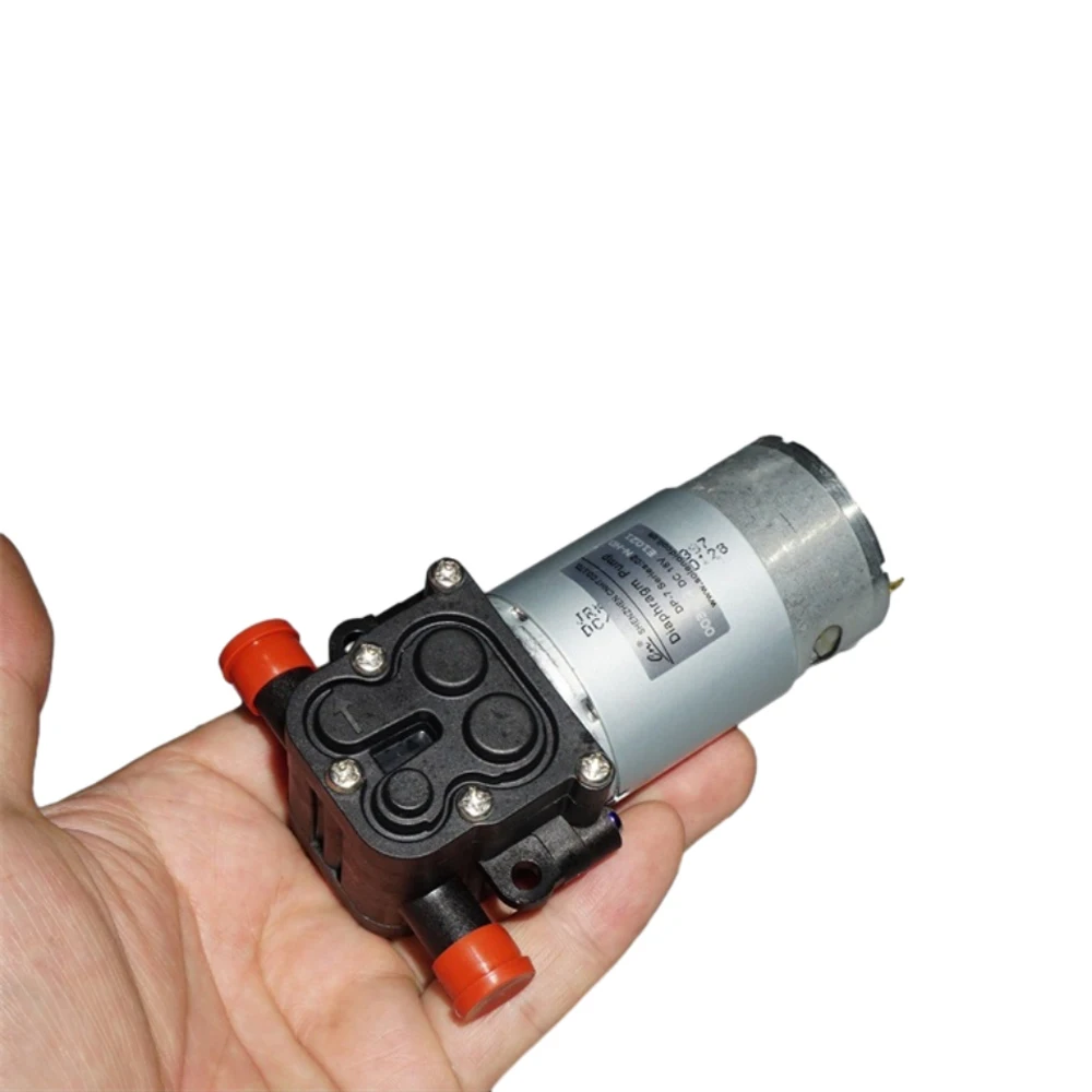 1 peça bomba de jato de água de diafragma de motor dc 18v 555 8bar de alta pressão 150 ml/min 12-24v para bomba de armazenamento de pistola de água