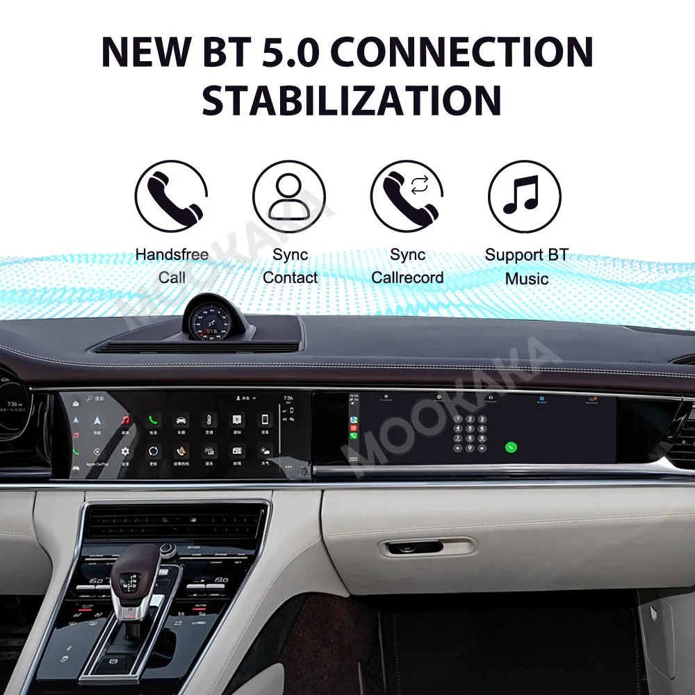 

Сенсорное автомобильное радио для Porsche Panamera Co-pilot Экран 2018-2023 Android GPS Автомобильный мультимедийный авторадио Стереоприемник