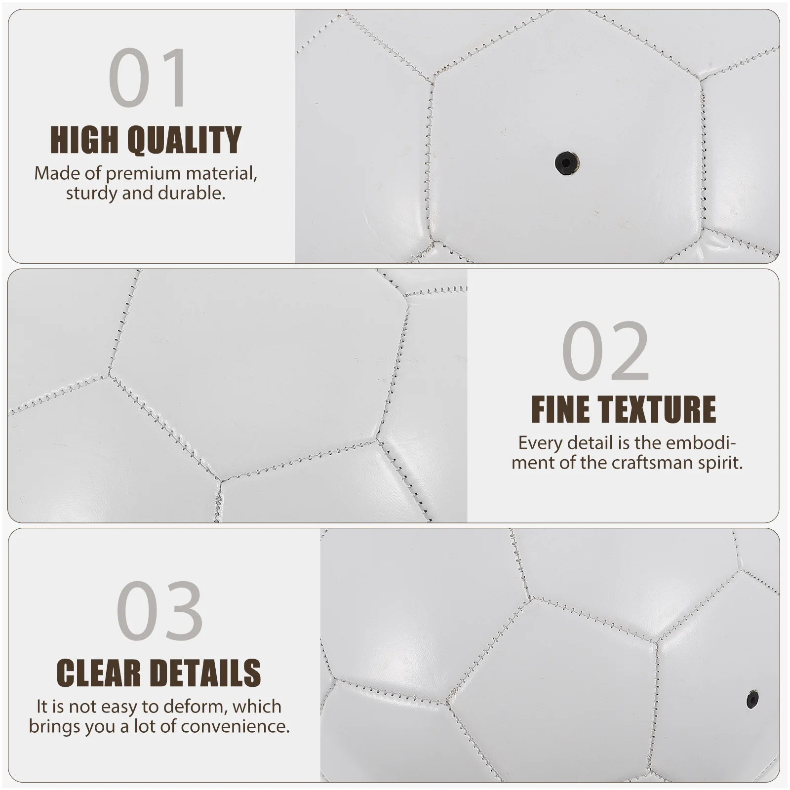 

Soccer Balls Pure White Football Kids Fussball Mit Namen and Women Outdoor Sport