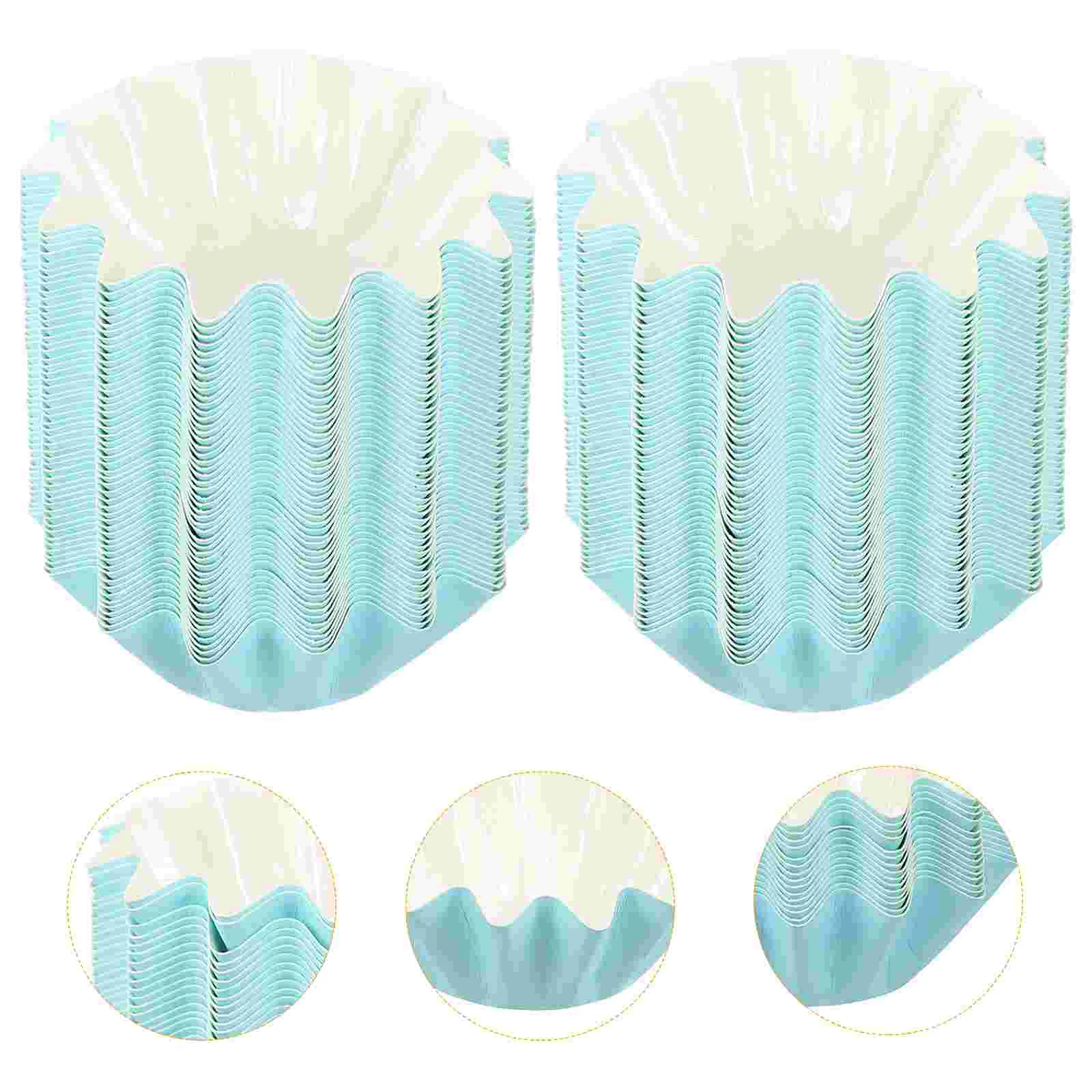 

50 Pcs Wax Paper Cups Convenient Tray Liners Warmer Lining Aromatherapy Pet Coated Melting