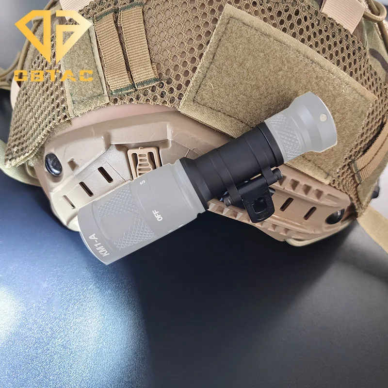 Sotac SS MAX Helmet Mount for SF M300 M600 Flashlight Base Scout Light KIJI K1 IR Illuminator fits OPS-CORE Helmet Accessories