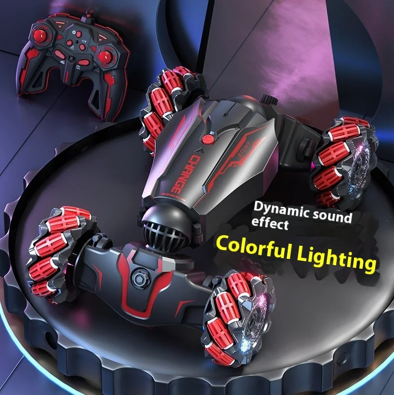 

Special Effects Twist Deformation Remote Control Car Gesture Induction Four-Wheel Drive Drift Charging Dynamic Spray Racing Car
