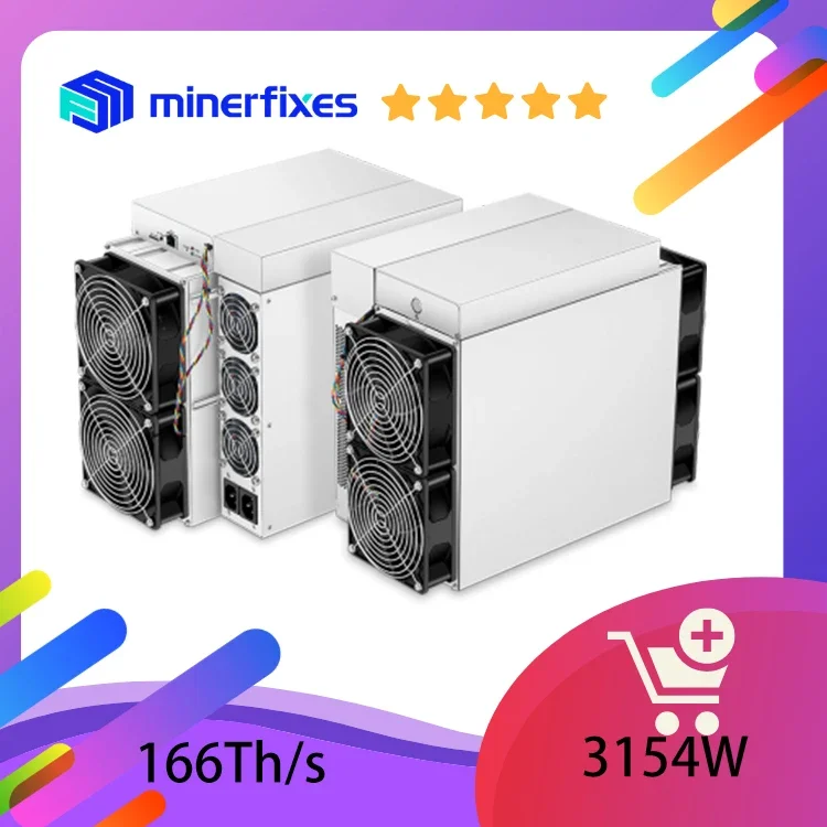 Antminer-عامل التعدين الأكثر كفاءة ، KA3 ، 166 ، W ، شحن مجاني ، KDA ، جديد ، متوفر