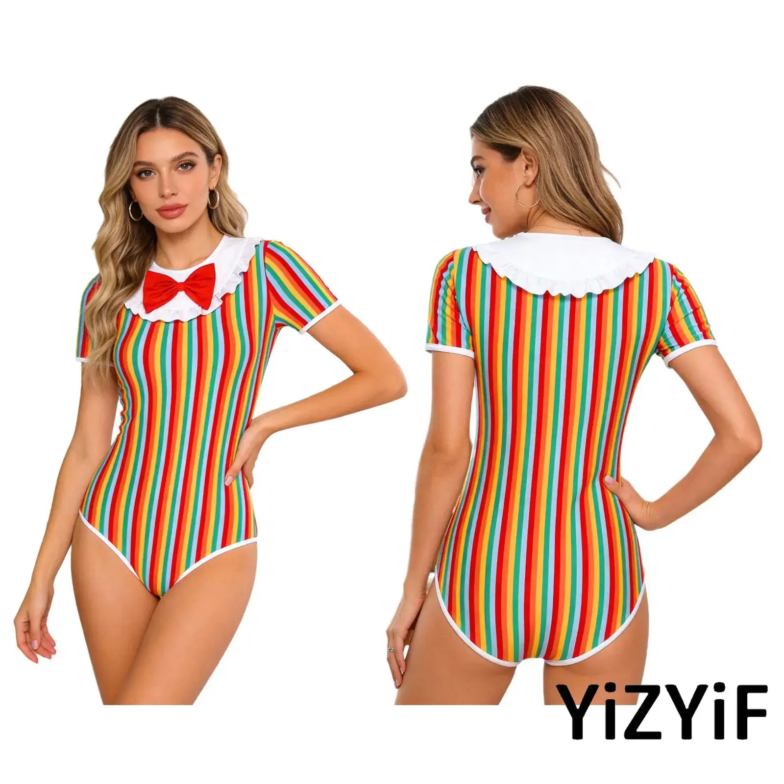 

Adults Womens Chic Sleep Jumpsuit with Adjustable Fit And Elegant Details Striped Bodysuit Nightgown for Relaxing Evenings