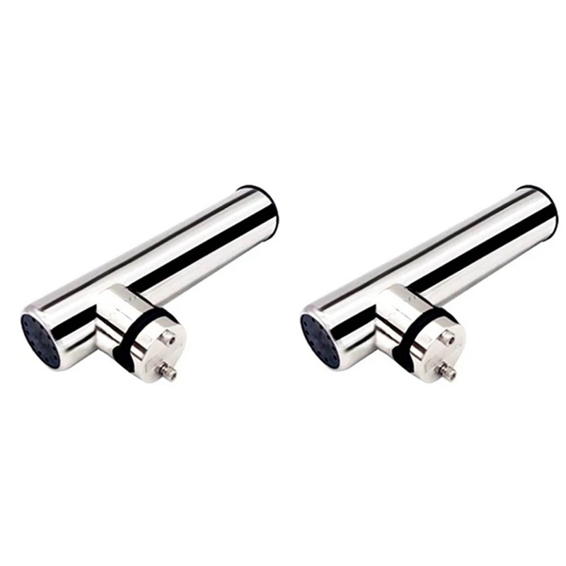 

2 Pack Boat Fishing Rod Holder Brackets Silver Rod Holder For Rails 18-26Mm Sail Boat Parts