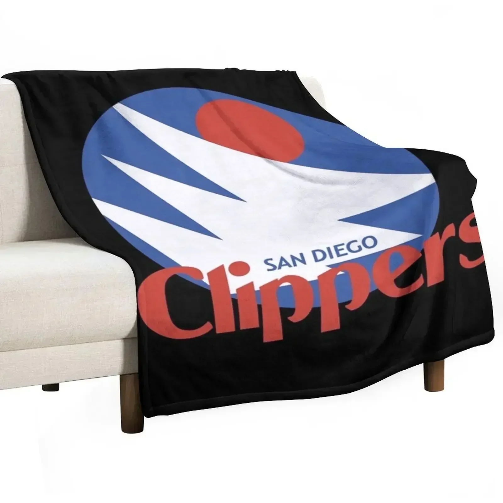 Clippers-san diego Throw Blanket Cute Travel Vintage Blankets