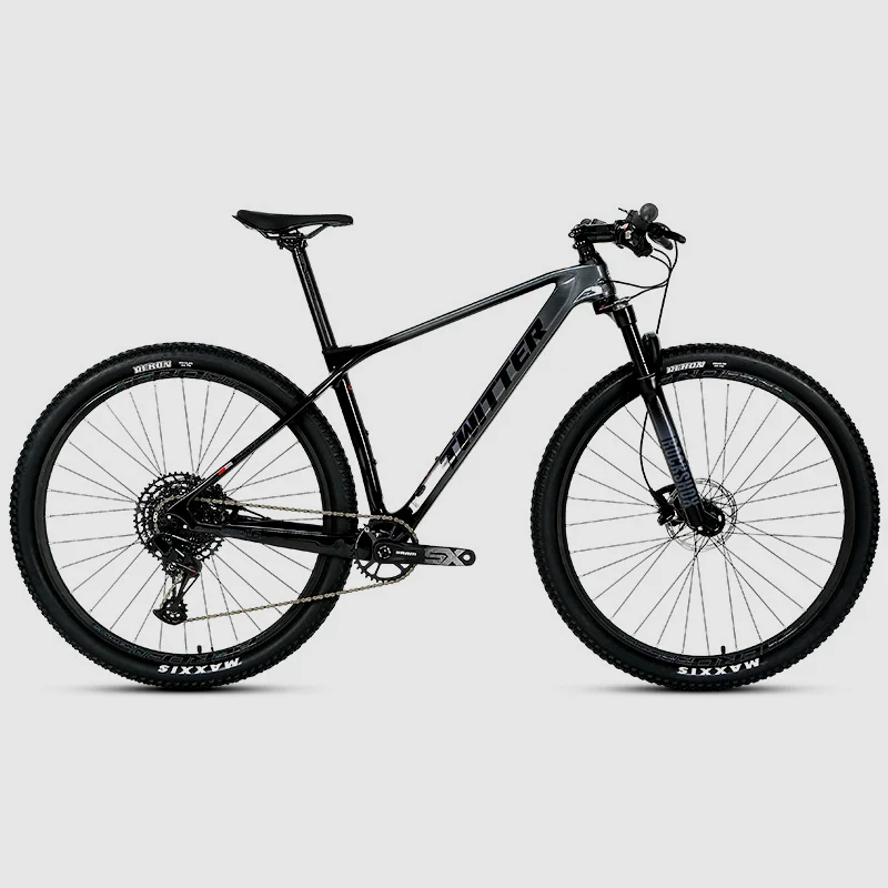 Carbon MTB ROCKSHOX mountain bicycle with Sram hydraulic disc brake carbon fiber frame 27.5 29er Cheap mountain bike