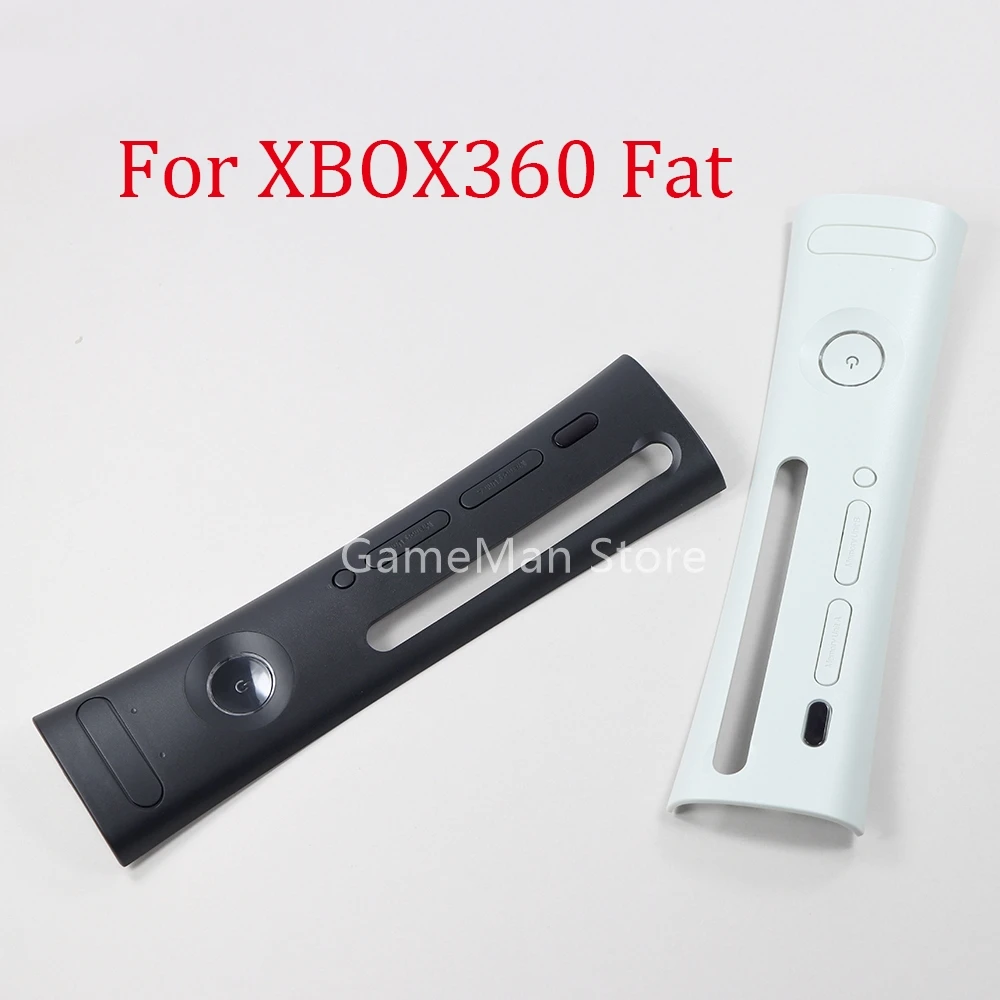 1pc caso de placa frontal substituição durável capa escudo frontal para xbox 360 gordura escudo protetor placa frontal para xbox360 gordura