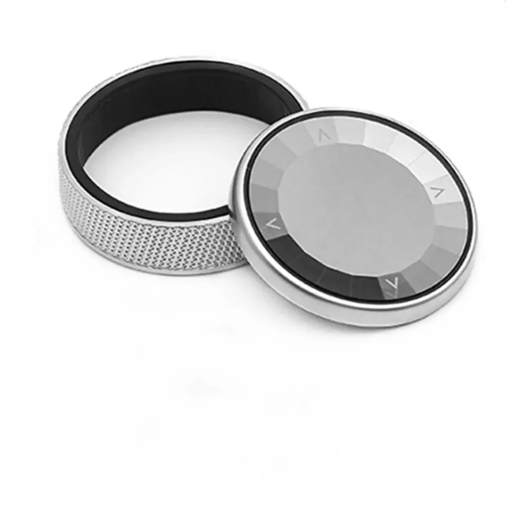 

WXZOS IDrive MultiMedia Knob Aluminum alloy Cover for BMW 5Series 2010-15 F07 F10 F11