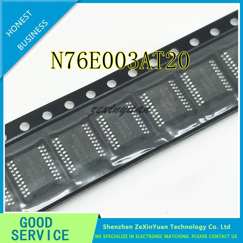 10PCS/20PCS/50PCS/100PCS  N76E003AT20 TSSOP-20 New original Replace STM8S003F3P6