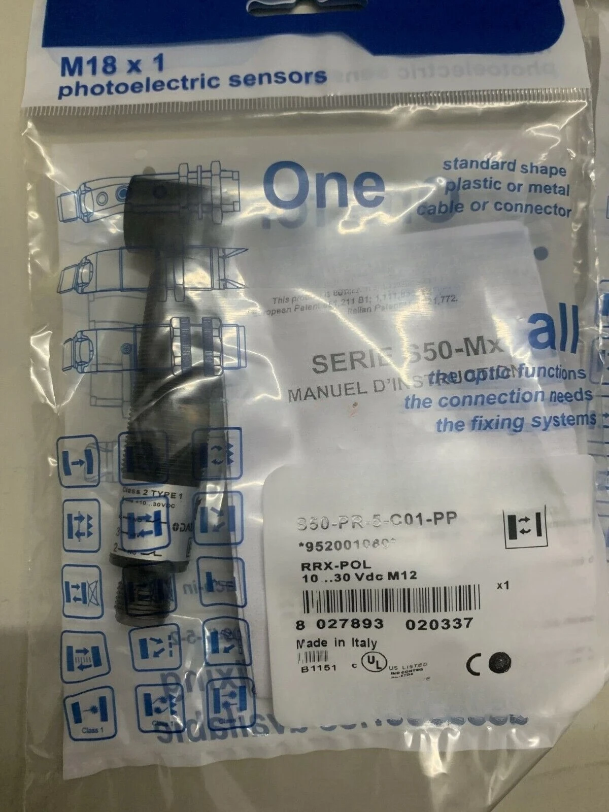 

S50-PR-5-C01-PP ДЛЯ DATALOGIC Фотоэлектрический датчик ПЕРЕКЛЮЧАТЕЛЯ