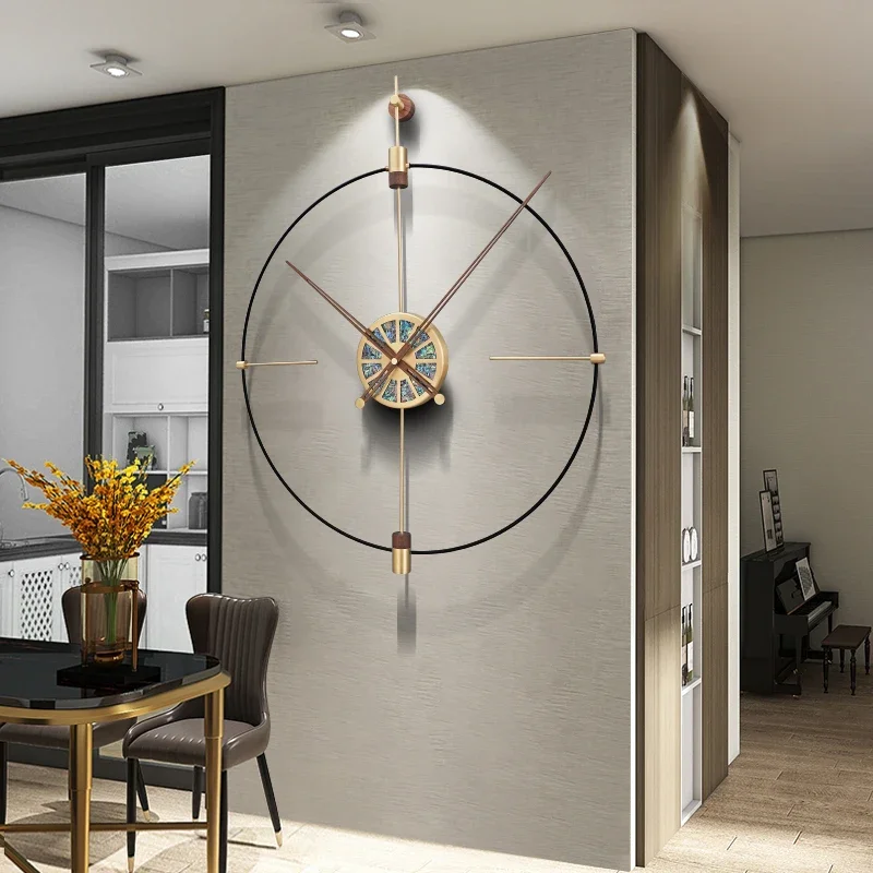 Design Silent Wall Clocks Creative Digital Bedrooms Aesthetic Restaurant Wall Watch Living Room Reloj Pared Home Decoration