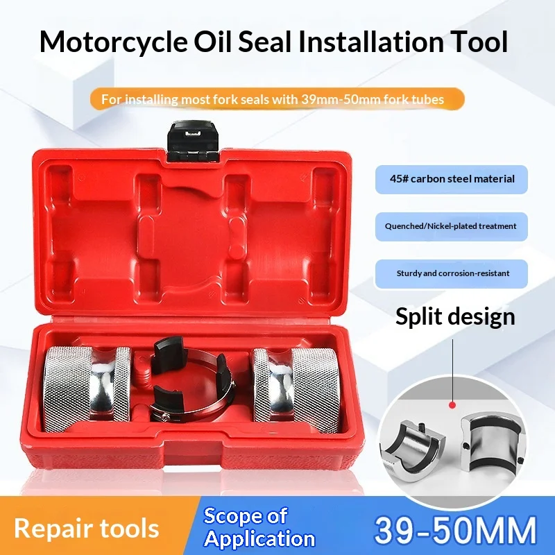 Ferramenta Universal HOMEFISH 33-54mm para Instalação de Retentor de Óleo de Suspensão Dianteira de Motocicleta, Acessório para Reparo de Amortecedor