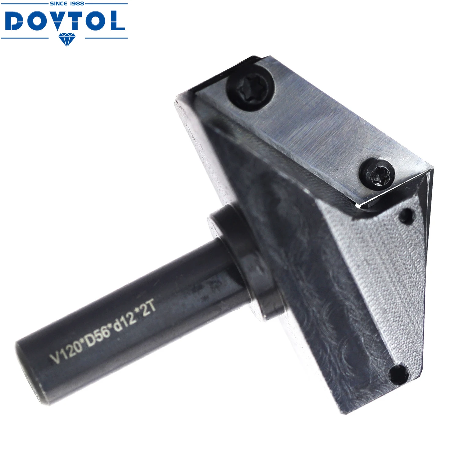 12mm Shank 120 Degree V-Groove Router Bit Milling Cutter Replaceable Carbide Insert Slotting Cutter milling cutter