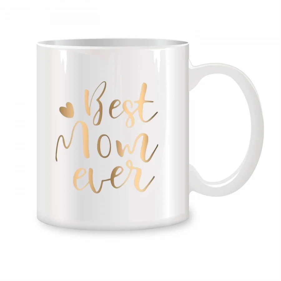 

Best Mom Ever Mugs For Mom from Daughter Son Birthday Gifts Novelty Coffee Ceramic Tea Cups White 11 oz