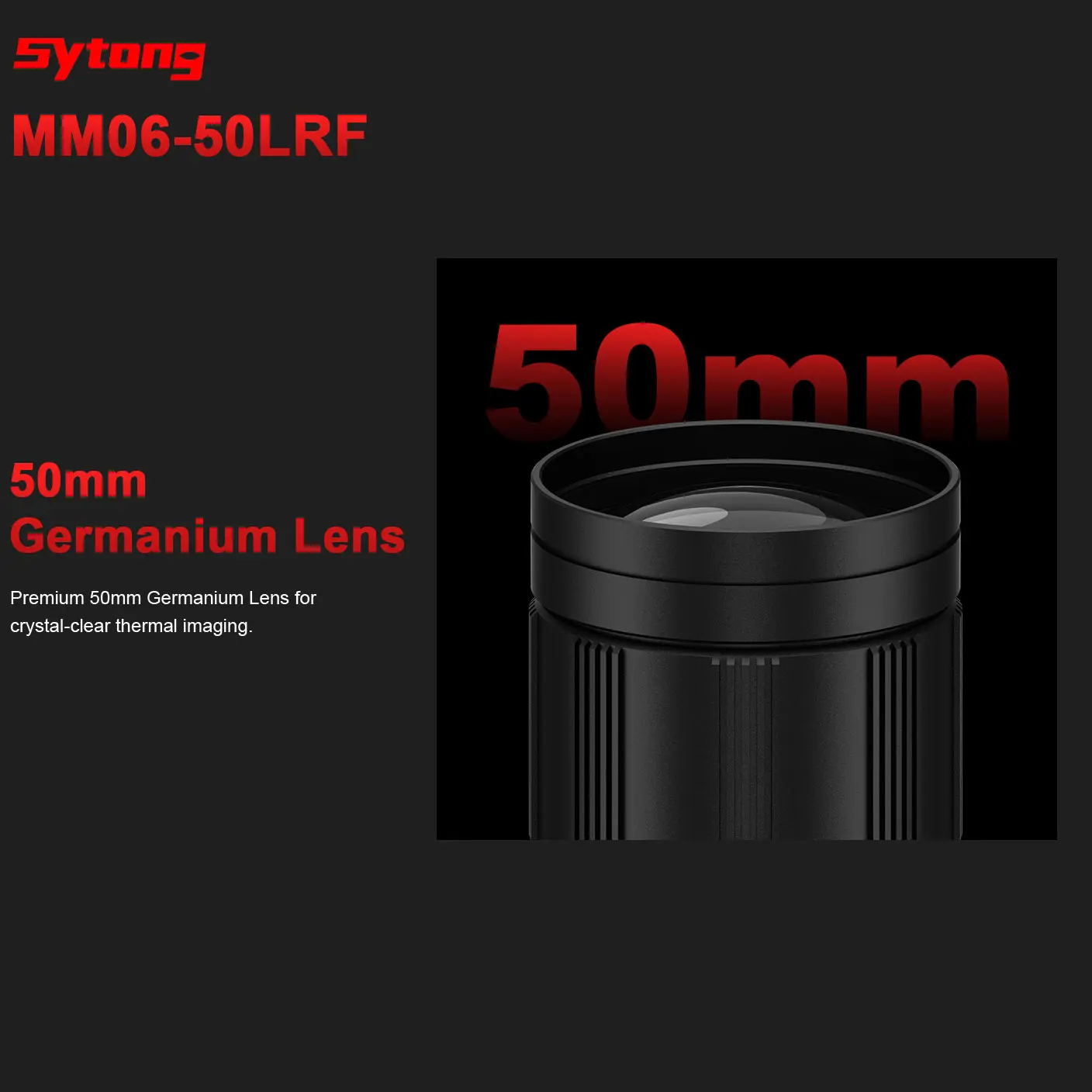 Sytong MM-06 LRF portée d'imagerie thermique 640x512 50mm lentille monoculaire thermique avec portée Laser trajectoire intelligente pour la chasse