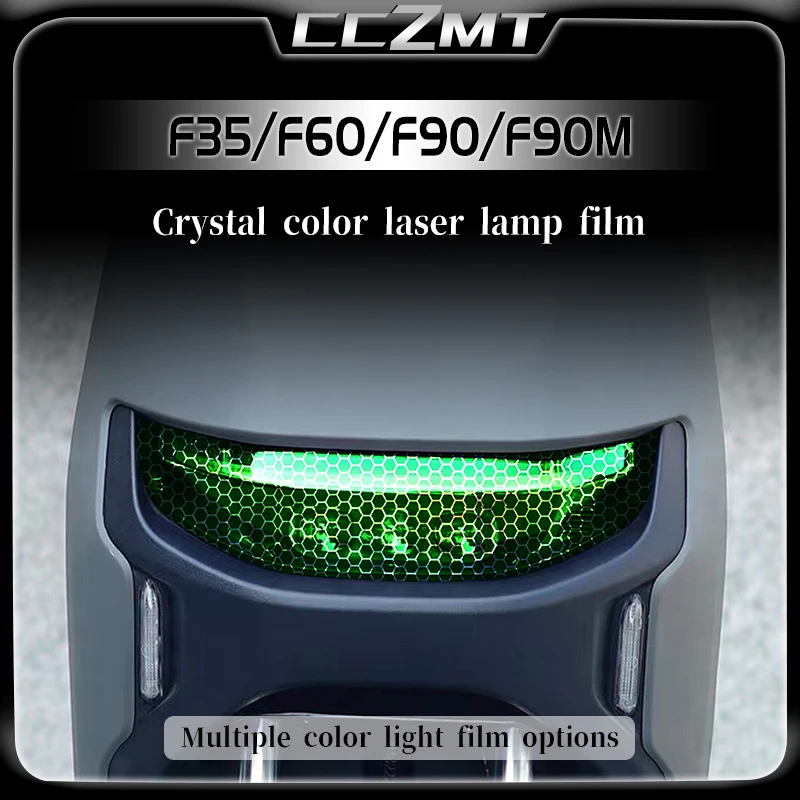 

For Ninebot F35 F60 F90 F90M headlight protection film honeycomb laser sticker modification accessories