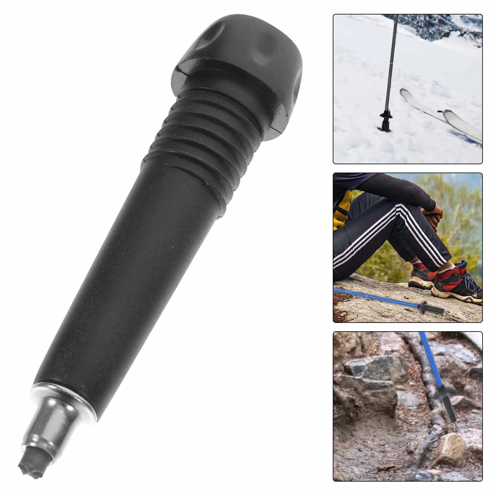 

Trekking Pole Tip Hiking Accessories Universal on Foot Sticks Climbing Rod Walking Rubber Parts