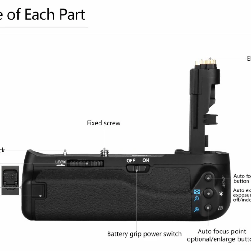 Pixel Vertax E21 Batterie griff für Canon 6dii 6d Mark II 5 d3 5diii 5dmark 5ds für Canon Kamera Batterie griff