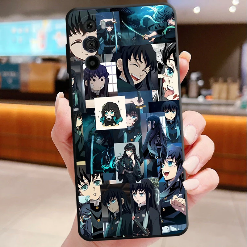 

Phone Case For Motorola Edge 50 40 Pro 60 50 40 30 Ultra Neo Fusion Moto G Play G Stylus G Power G Demon Slayer Anime