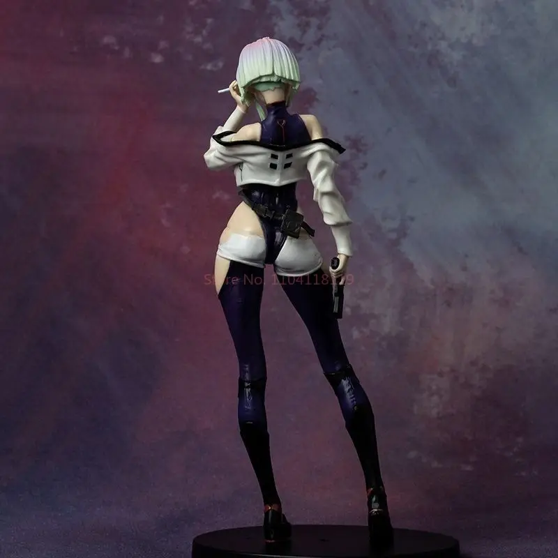 22.5ซม.Bandai Cyberpunk: EdgerunnersอะนิเมะLucyna Kushinadaตุ๊กตาเดสก์ท็อปHandmadeเครื่องประดับตกแต่งของขวัญ