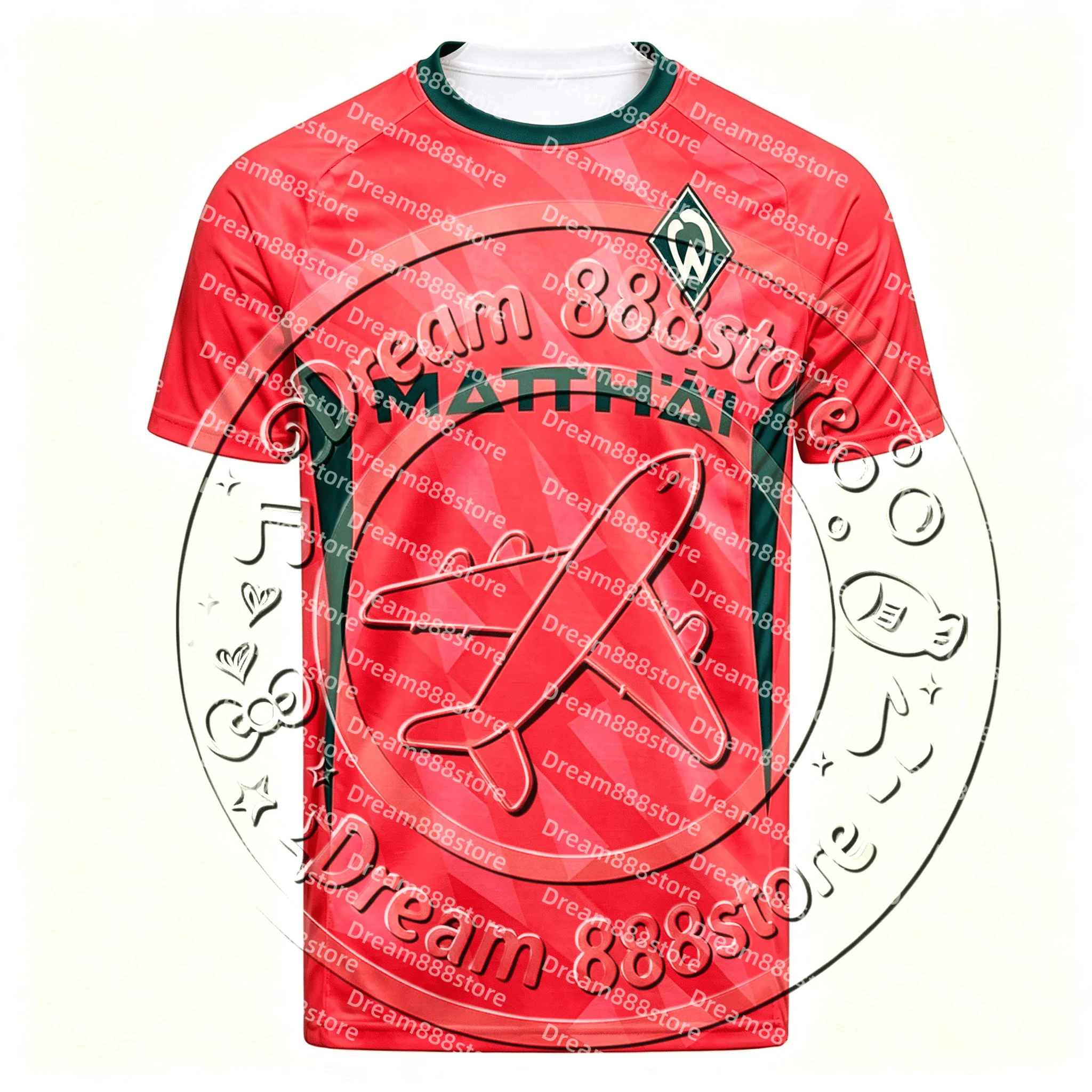 2026-27 Werder Bremen Fußballtrikot Kurzarm Fan-Version Fußballshirt Sportbekleidung Match-Trainings-T-Shirt für Männer und Frauen