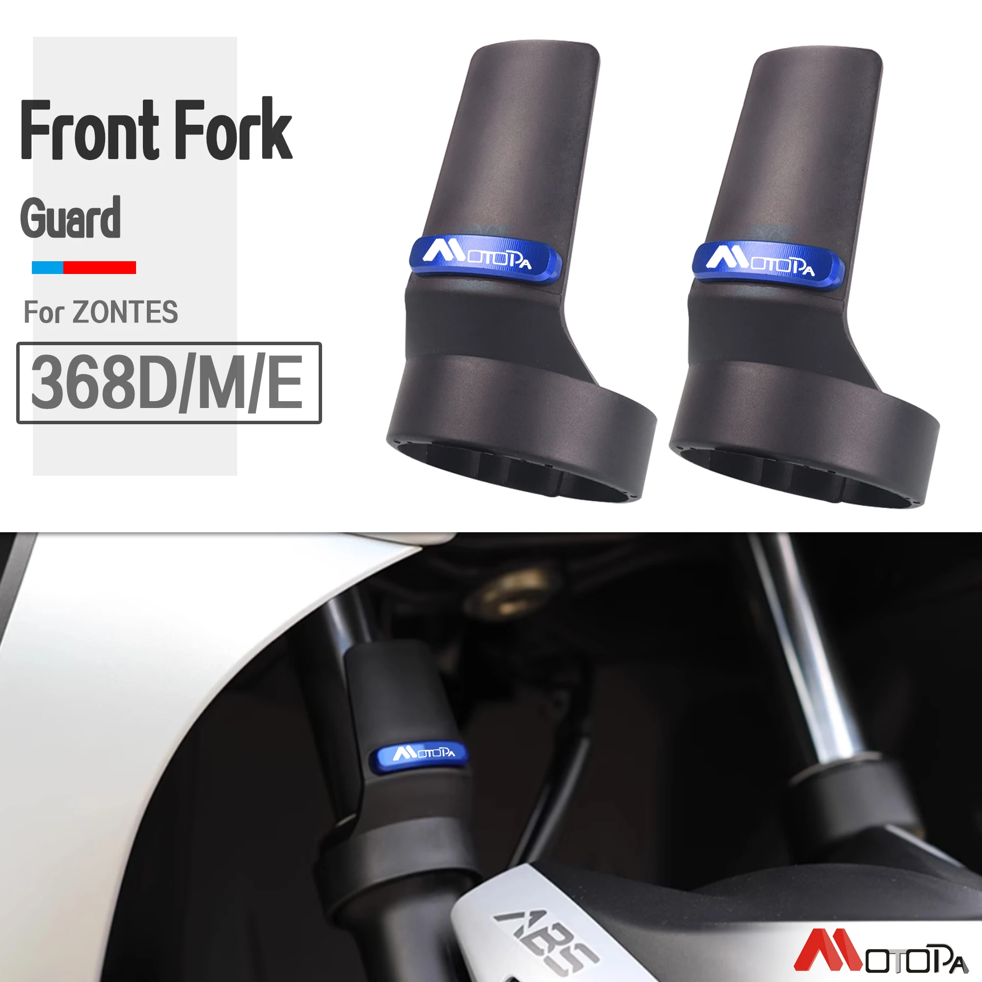 For ZONTES 368D 368M 368 D 368 M Motorcycle ZONTES 368D Front Fork Guard Shock Absorbing Protective Shell Cover