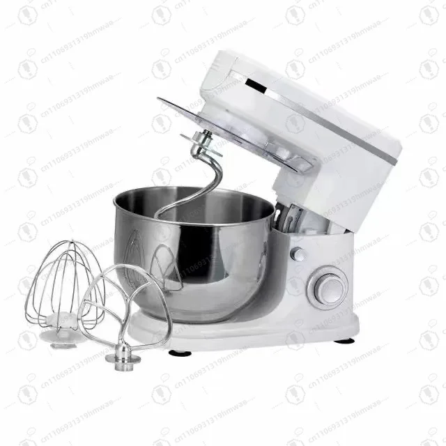 2025 Premium Household Mixer - 3 Attachments (Dough Hook, Whisk, Chopper) - 3-Speed Settings, Quiet Operation, Easy Clean