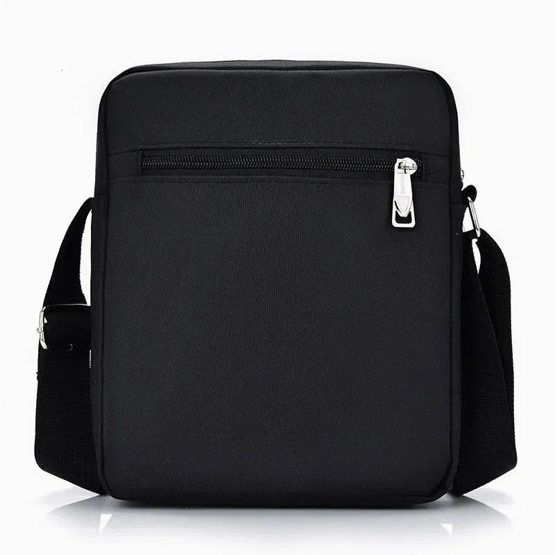 Bolso de hombro cuadrado para hombre, bolsa de mensajero de tela Oxford, bandolera ligera sobre su hombro, bolsos cruzados deportivos casuales de