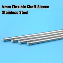 RC Boat 4/4.76mm Stainless Steel Tube Shaft Sleeve+Plastic Pipe OD6/7mm L20/30cm For 4/4.76mm Flexible Shaft Flex Cable Alxe