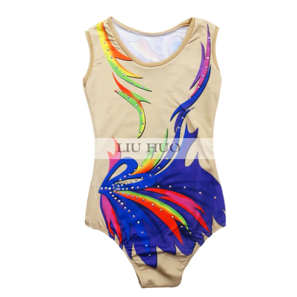 LIUHUO Figure Skating Dress Women\'s Girls\' Ice Performance Rhythmic Gymnastics Competition Leotard Kids Aerobic Unitard Tights
