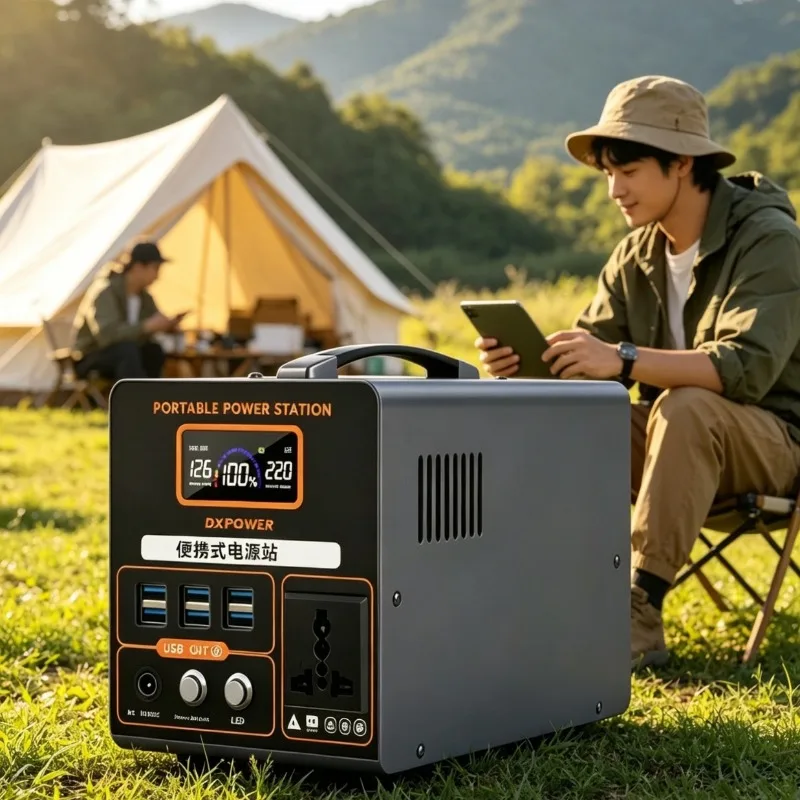 Outdoor Mobile 220v Mobile Portable Large-capacity Night Market Stall Battery Self-driving Tour Camping Backup Electricity