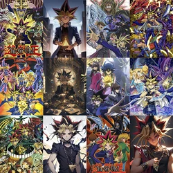 2024 nowy 5D DIY Yu-Gi-Oh! Zestaw do malowania diamentami Yugi Muto haft diamentowy obraz kolory olej ręcznie mozaika dom