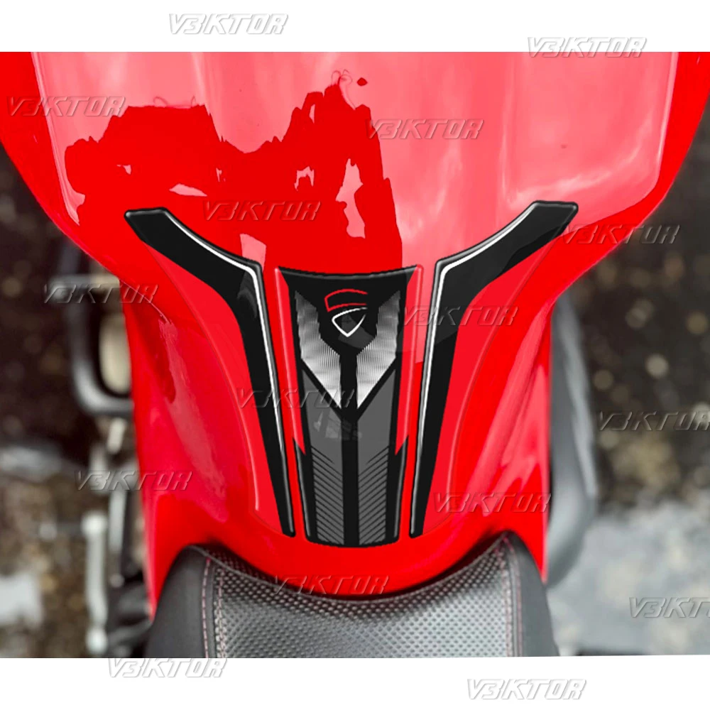 3D Resin Tank Pad Sticker Motorcycle Fuel Tank Protection Decal For Ducati Monster 797 821 1200 2017-2021