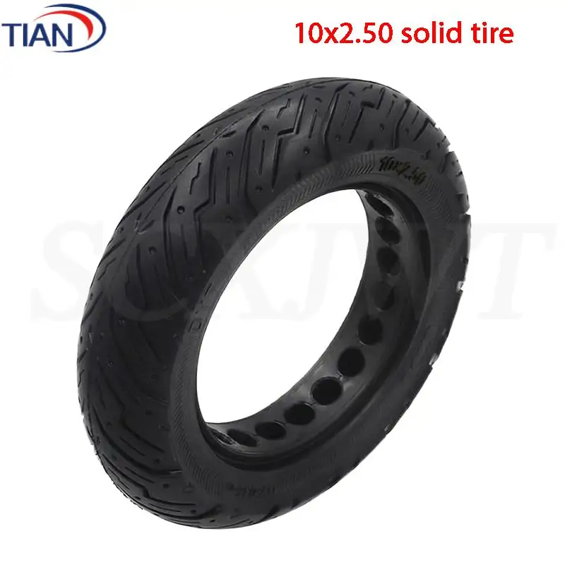 

Superior high elasticity rubber 10 inch scooter tire 10x2.50 honeycomb solid design wear-resistant